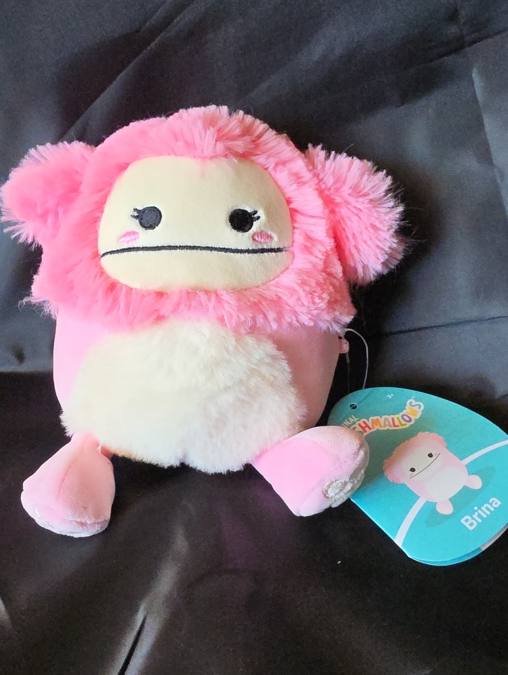 Brina The Pink Bigfoot 5.5" Squishmallow Plush, Original Jazwares 2024 Release